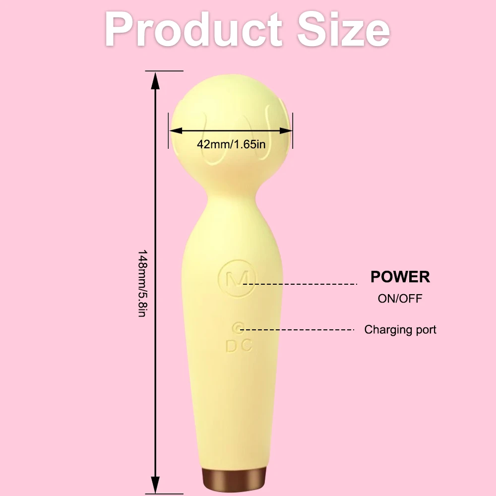 A versatile black AV G-spot vibrator and clitoral massager with a tapered base for anal use.