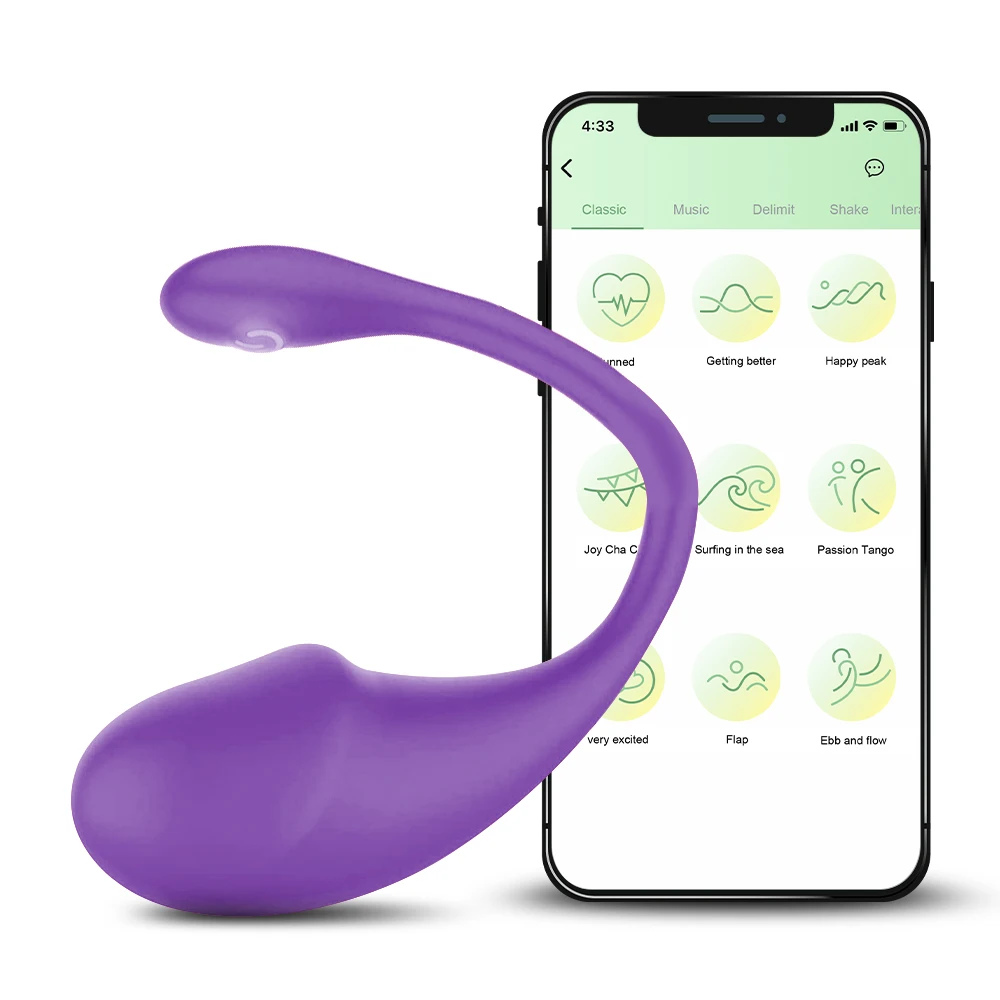 Xlucia Bluetooth vibrating egg for women.