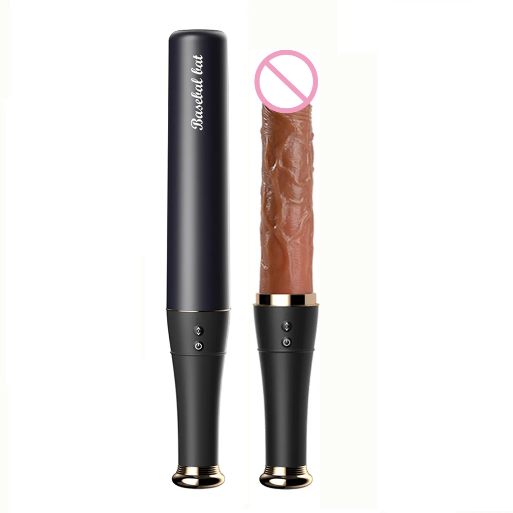 A sleek thrusting AV dildo vibrator with a clitoral licking attachment and textured shaft for G-spot stimulation.
