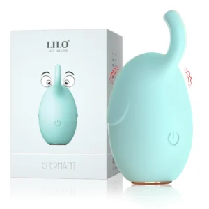 A compact, pet-themed vibrating love egg massager for women featuring a smooth finish and sleek control interface.