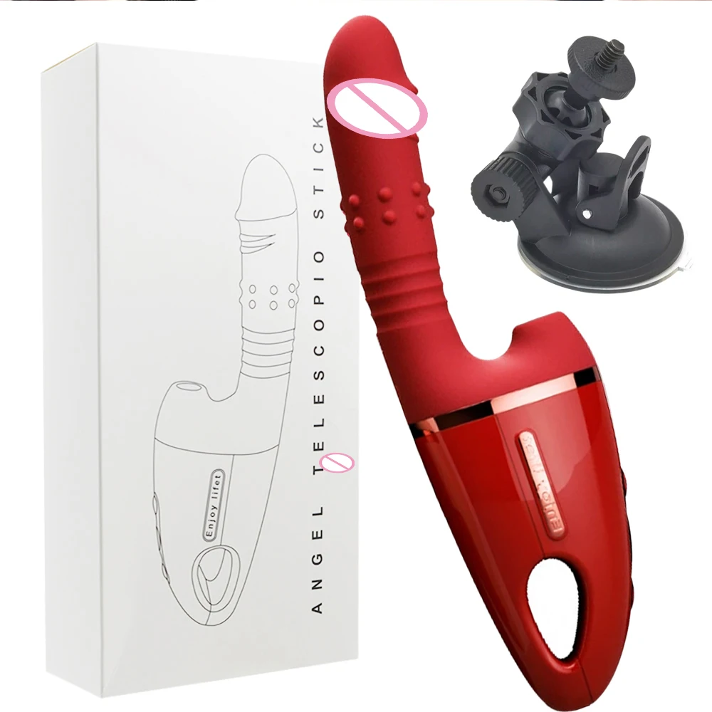 A high-performance sex machine by Xlucia featuring a black thrusting dildo and a heavy-duty suction cup base on a plain background.