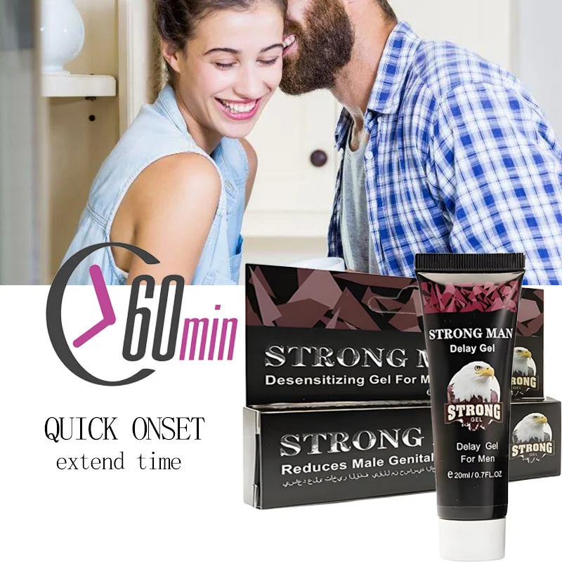 A professional bottle of Delay Spray for Men and Penis Enlargement Gel for male enhancement and endurance.