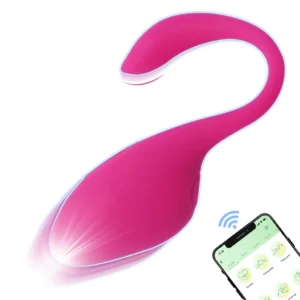 Pink wearable vibrating egg massager with a sleek wireless remote control.