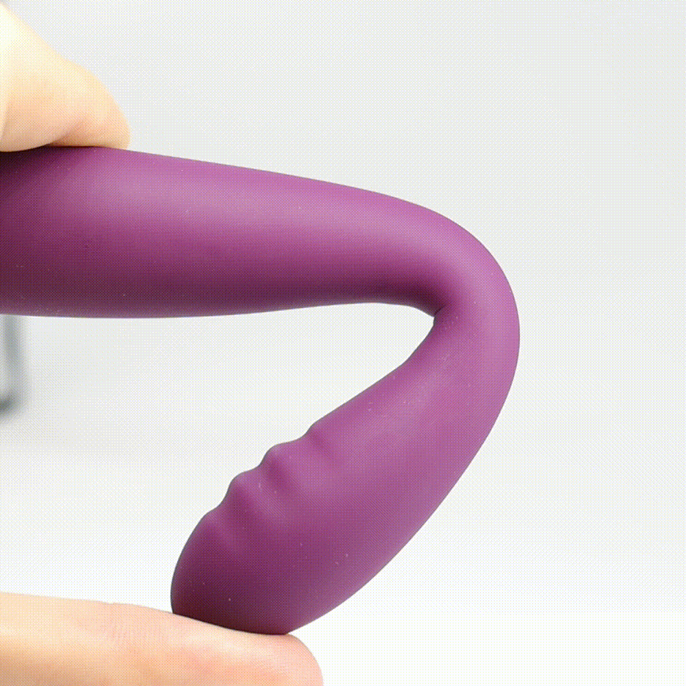 A sleek, ergonomic finger dildo vibrator designed for clitoral and G-spot stimulation.