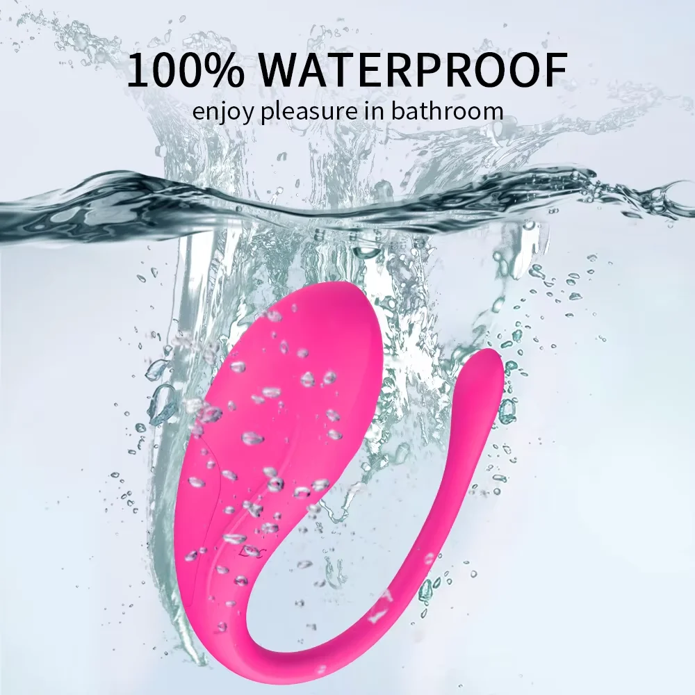 A sleek, purple wearable vibrating egg massager by Xlucia with a contoured design for G-spot and anal stimulation, shown next to a smartphone displaying the control app.