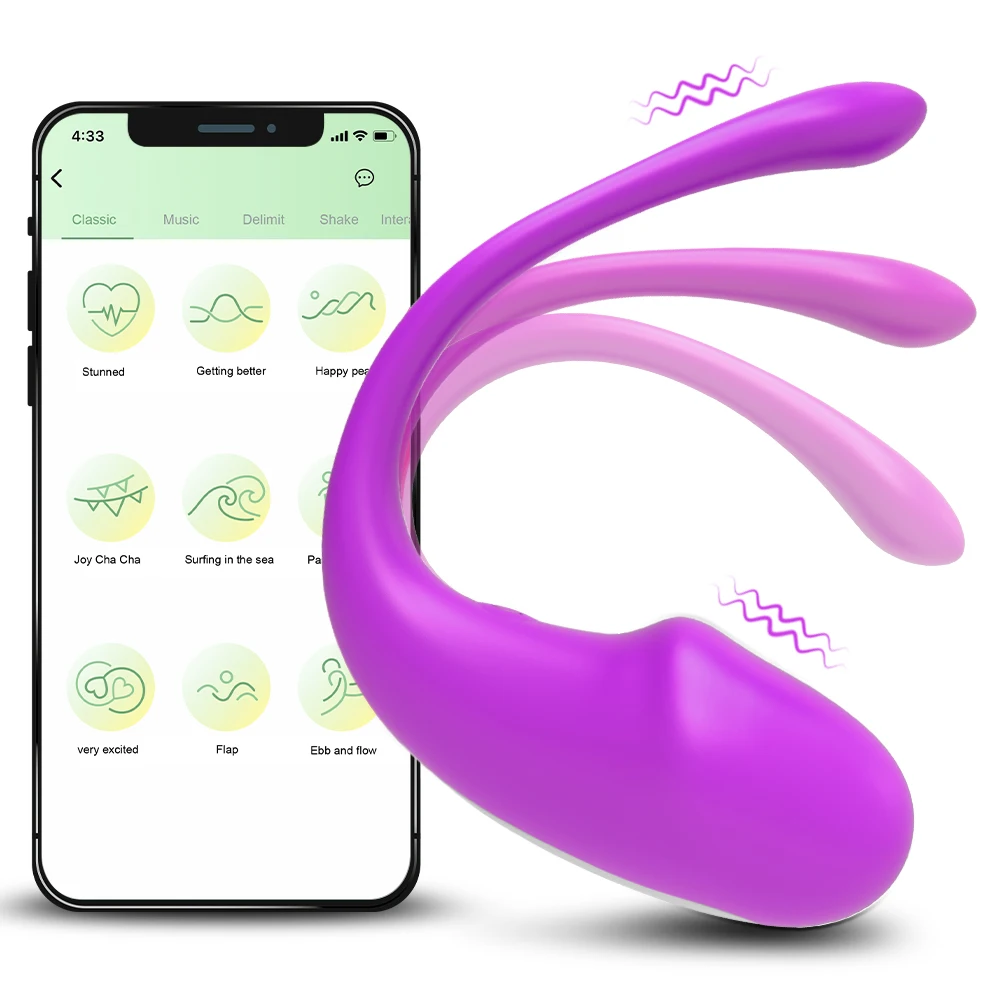 Xlucia Bluetooth vibrating egg for women.