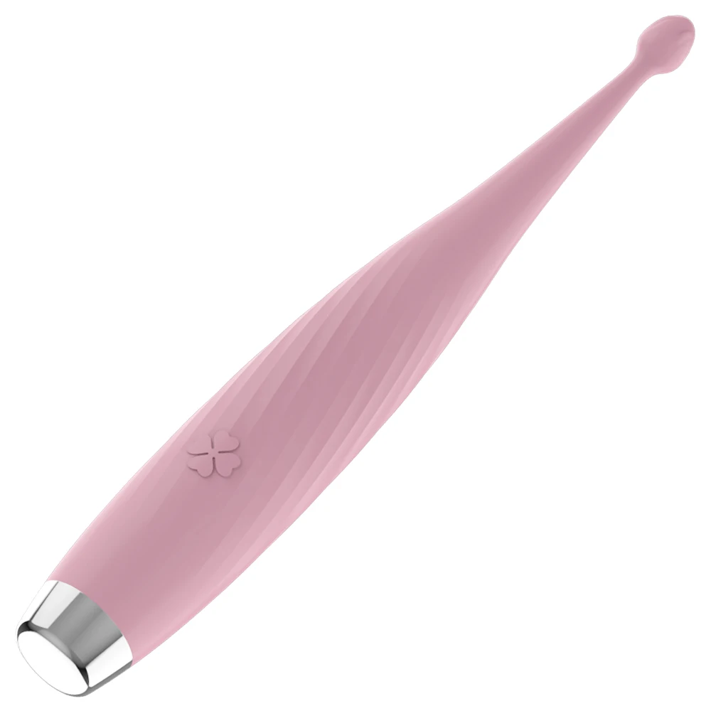 A sleek, ergonomic pink Beginner G Spot Vibrator and clitoral stimulator featuring a curved tip for internal massage and a smooth body for external use.