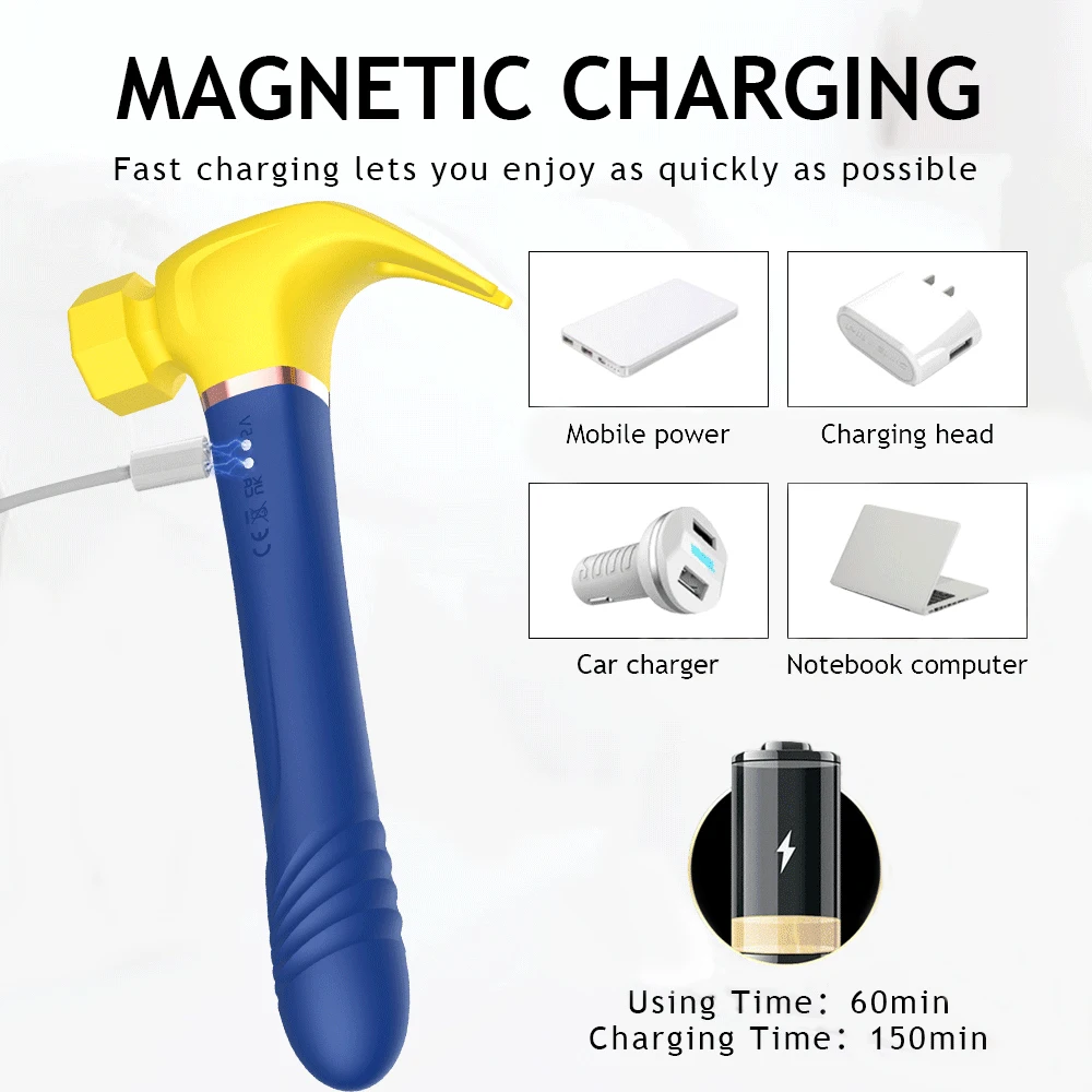 4 in 1 Licking Thrusting Dildo Vibrator for Woman By Xlucia Toys - Image 18