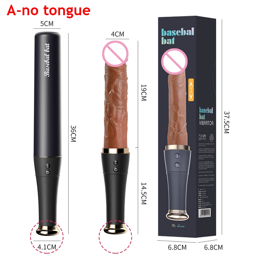 A sleek thrusting AV dildo vibrator with a clitoral licking attachment and textured shaft for G-spot stimulation.