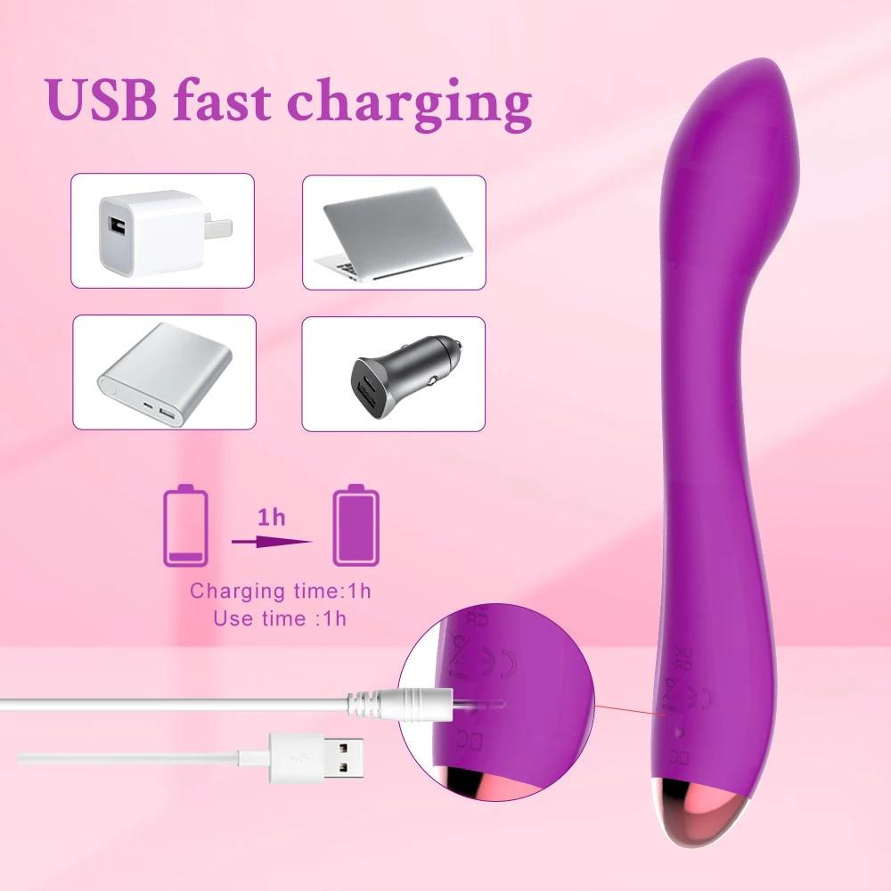 A sleek, ergonomic finger dildo vibrator designed for clitoral and G-spot stimulation.