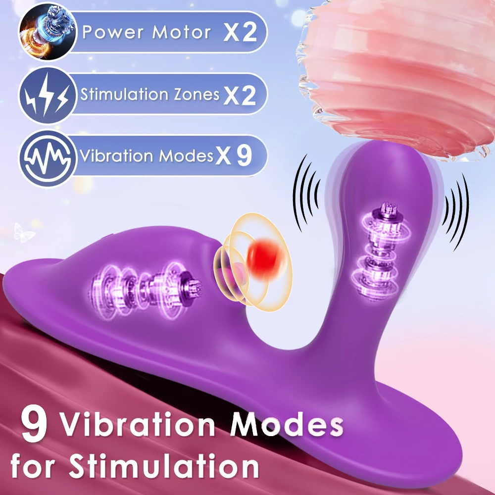 A sleek, black ergonomic sit and ride vibrator with an integrated anal plug and vaginal stimulator, highlighting its modern APP-controlled interface.