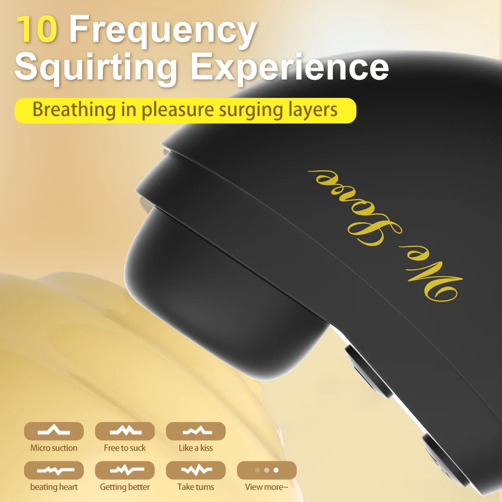 A sleek, soft silicone clitoral sucking stimulator with oral vacuum technology and G-spot vibration features.