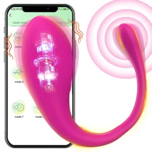A sleek, purple wireless Bluetooth remote control egg vibrator for women featuring a smooth ergonomic design for G-spot stimulation.