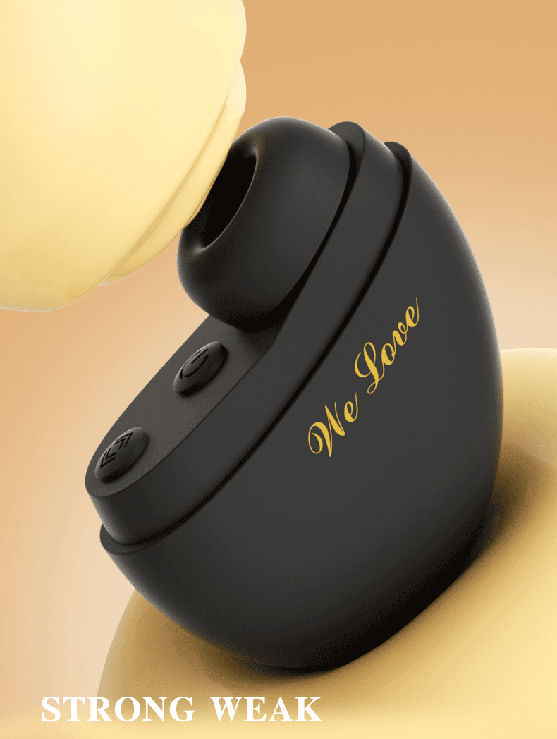 A sleek, soft silicone clitoral sucking stimulator with oral vacuum technology and G-spot vibration features.