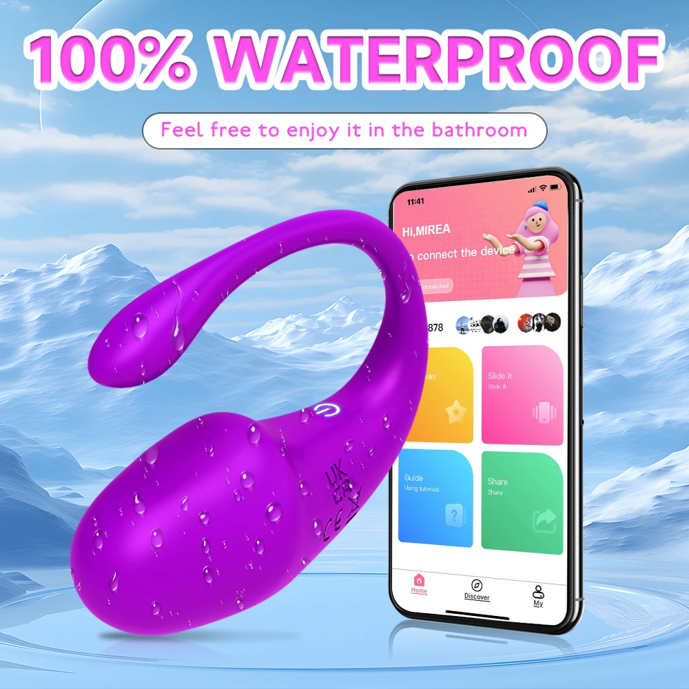 Xlucia Bluetooth vibrating egg for women.