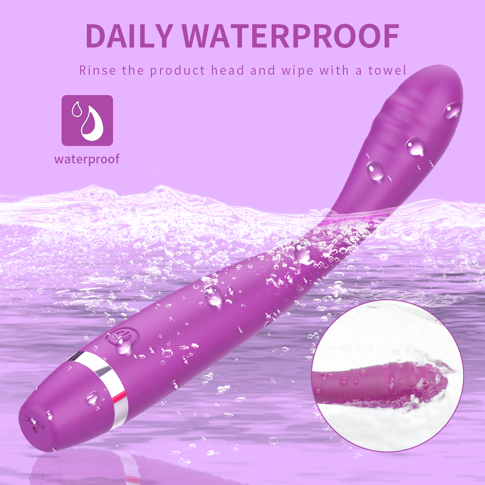 A sleek, ergonomic finger dildo vibrator designed for clitoral and G-spot stimulation.