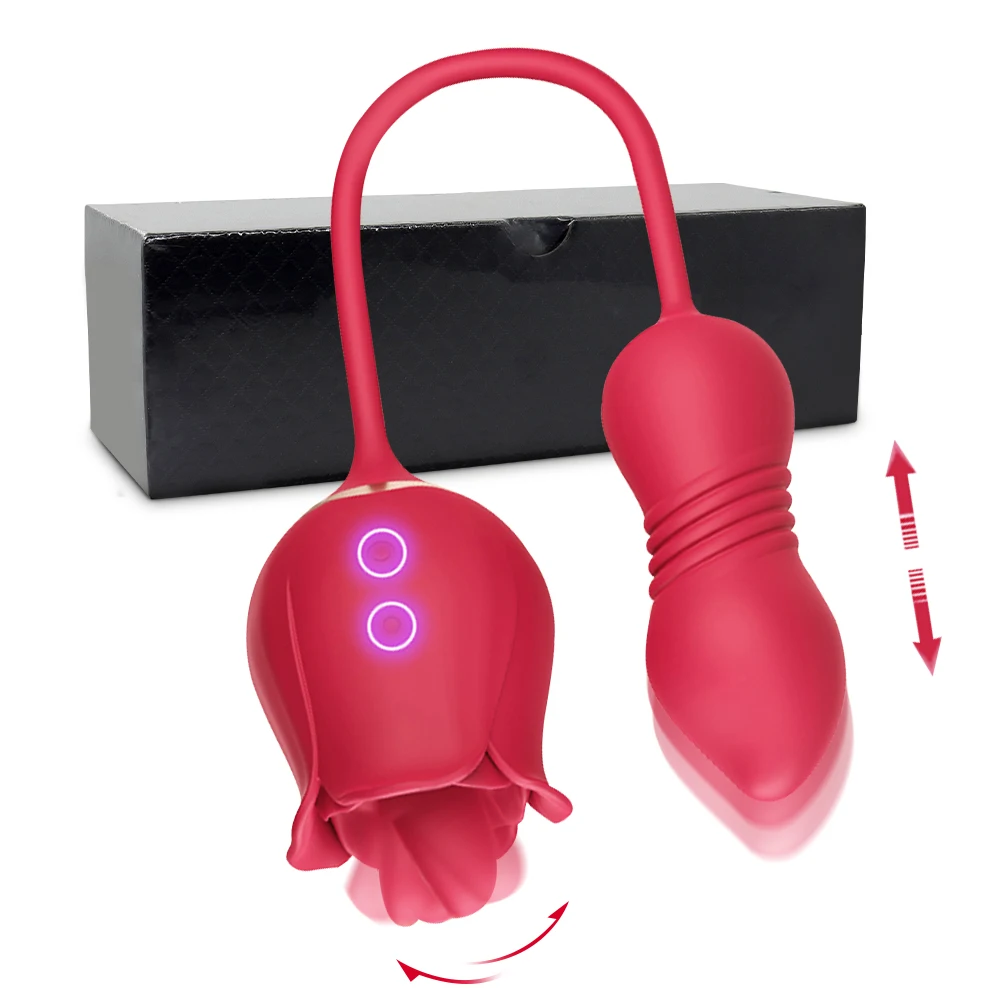 Experience the ultimate in intimate versatility with this multi-functional device. Designed for clitoral, nipple, and G-spot stimulation, it features powerful thrusting and licking modes. This adult toy offers targeted pleasure for individuals or couples seeking premium sensations. Key Benefits Dual Stimulation: Enjoy powerful licking and thrusting functions for total body satisfaction. Versatile Use: Perfect for clitoral, nipple, G-spot, and anal exploration in one device. Ergonomic Design: Shaped specifically to target your most sensitive spots with precision. Couples Play: Enhance shared intimacy with a tool designed for both solo and joint use. Multiple Modes: Toggle between various intensities to find your perfect level of pleasure. Who Is This Product For? This product is designed for adults seeking a comprehensive and adaptable pleasure tool. It is ideal for: Women looking for combined clitoral licking and internal G-spot thrusting. Couples wanting to add a new dimension of stimulation to their bedroom play. Adventurous Users interested in a high-quality, multi-purpose toy for full-body use. Quality, Safety, and Responsibility Crafted from body-safe, premium materials, this toy ensures a comfortable and skin-friendly experience. It is built for durability and consistent performance. Always use with water-based lubricants to maintain the integrity of the surface and ensure a smooth, safe session every time. Use and Storage Gently clean with warm water and mild soap before and after each use. Ensure the device is completely dry before storing it in a cool, discreet place. Avoid direct sunlight and keep it separate from other toys to preserve the material. Call to Action Elevate your intimate moments today with the ultimate thrusting and licking rose toy. Meta Description Shop the Xlucia thrusting dildo and rose toy. Features nipple licking, G-spot thrusting, and anal stimulation for women and couples. Premium adult pleasure.