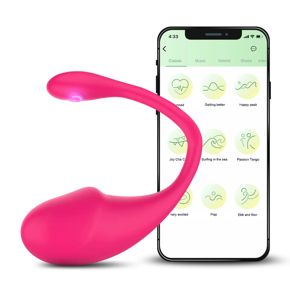 Xlucia Bluetooth vibrating egg for women.