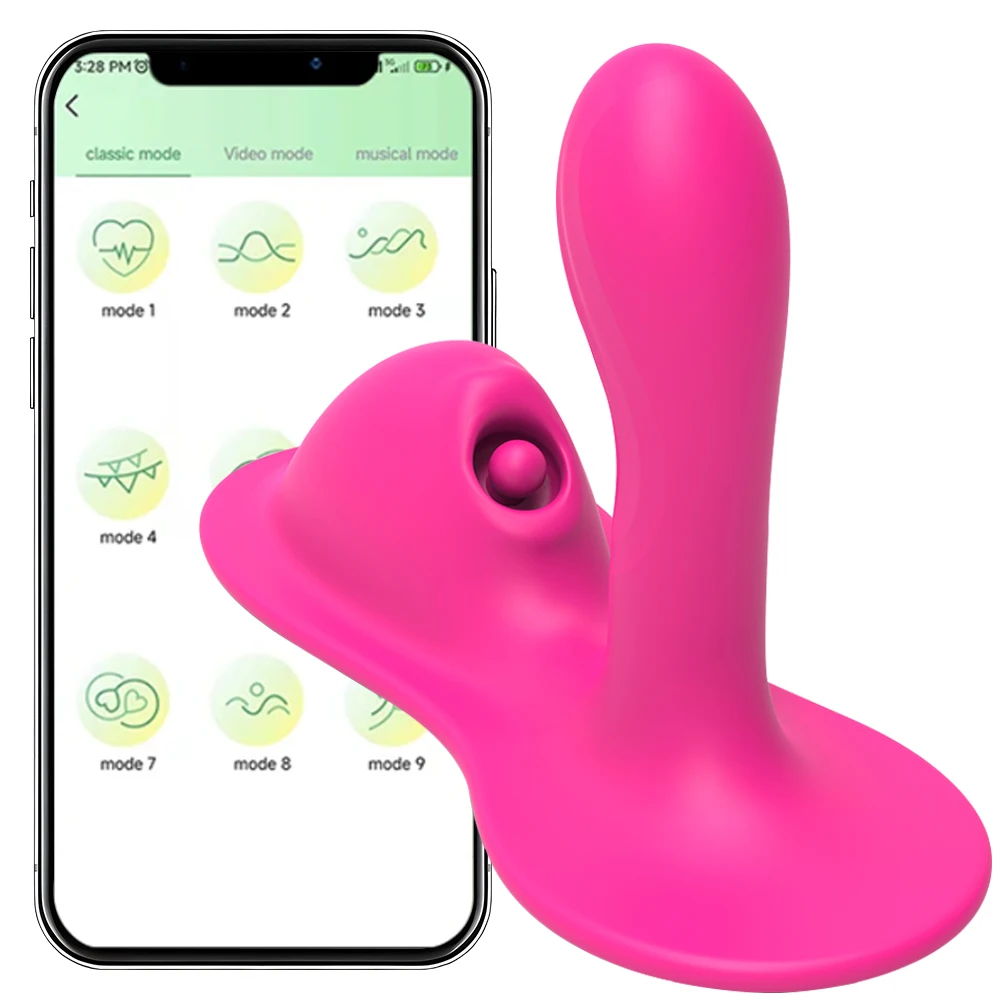 A sleek, black ergonomic sit and ride vibrator with an integrated anal plug and vaginal stimulator, highlighting its modern APP-controlled interface.