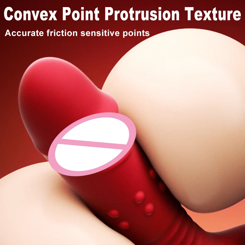 A high-performance sex machine by Xlucia featuring a black thrusting dildo and a heavy-duty suction cup base on a plain background.