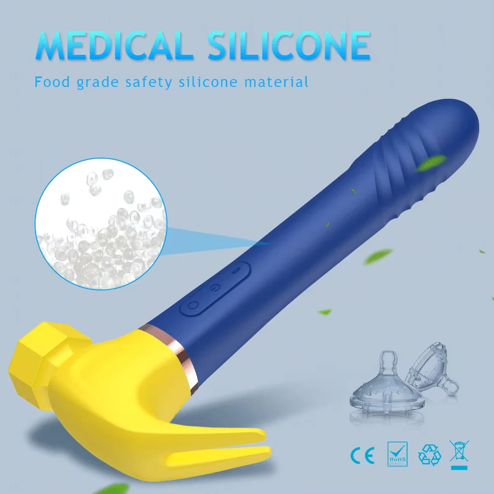 4 in 1 Licking Thrusting Dildo Vibrator for Woman with Clitoral Sucking and G-Spot Stimulation features.