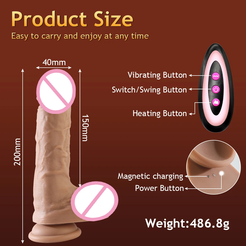 Experience Real Pleasure With This Remote Control Thrusting Realistic Dildo By Xlucia - Image 27