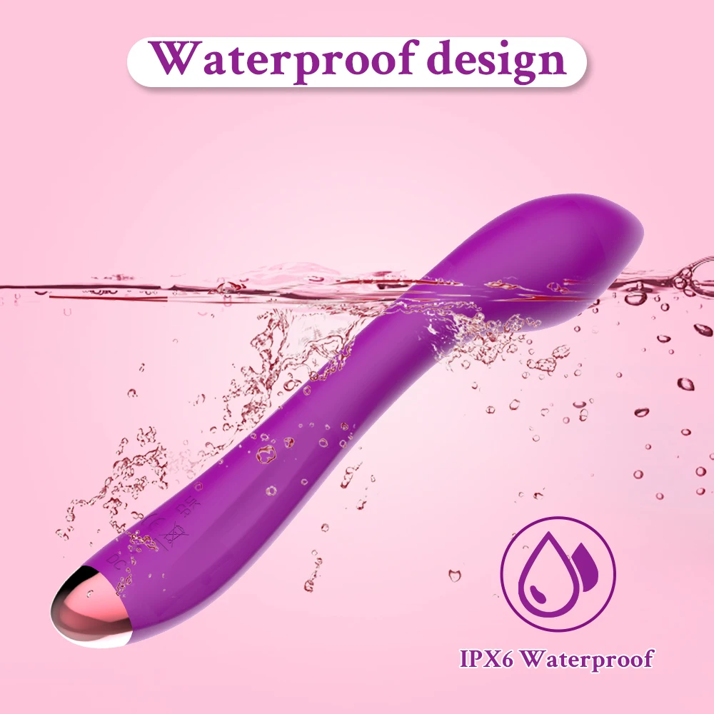 A sleek, ergonomic finger dildo vibrator designed for clitoral and G-spot stimulation.