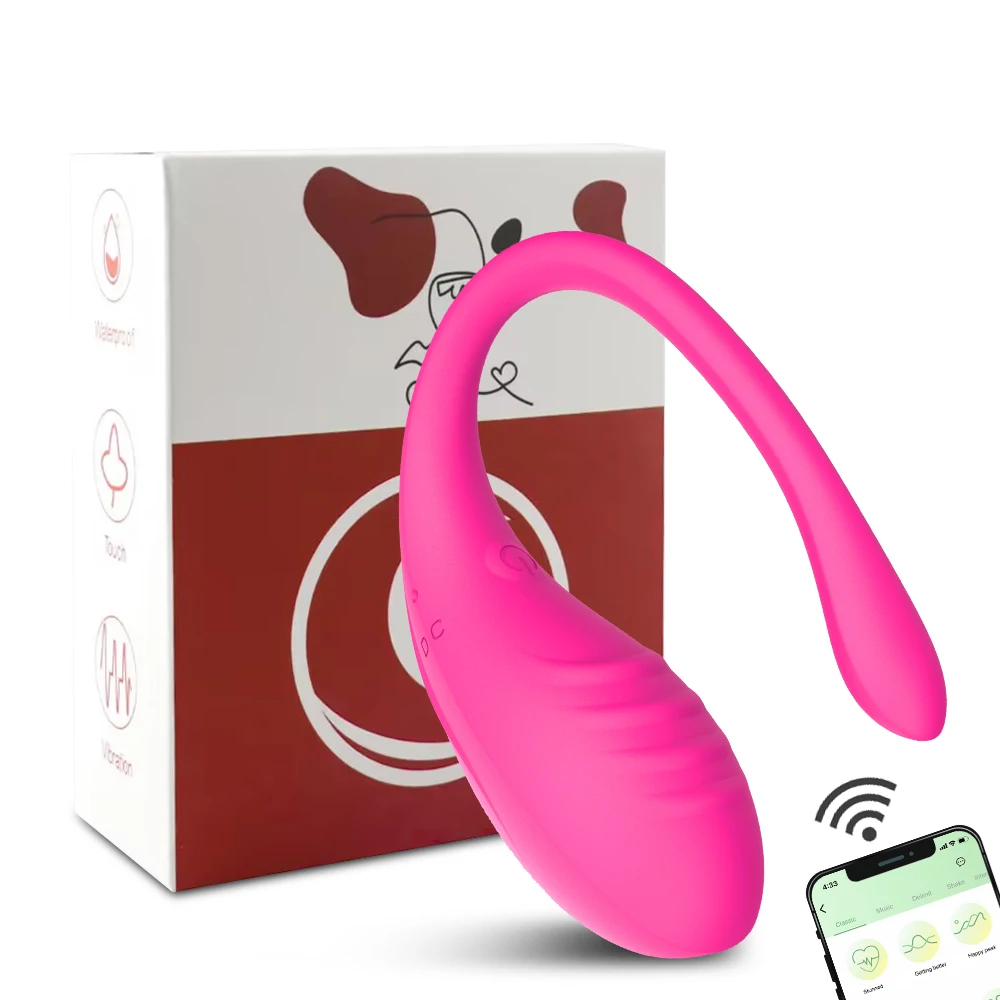 Pink wearable vibrating egg massager with a sleek wireless remote control.