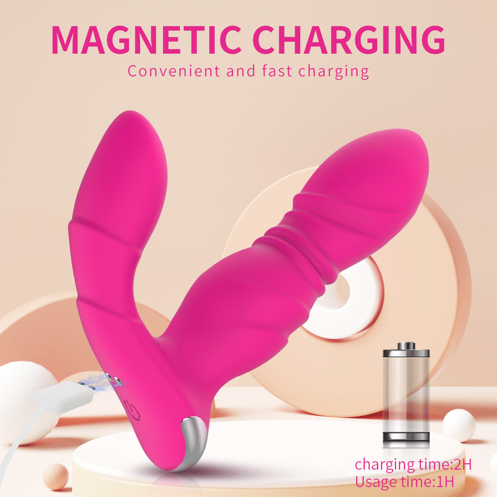 A sleek, ergonomic wearable panty vibrator with app control connectivity for discreet pleasure.