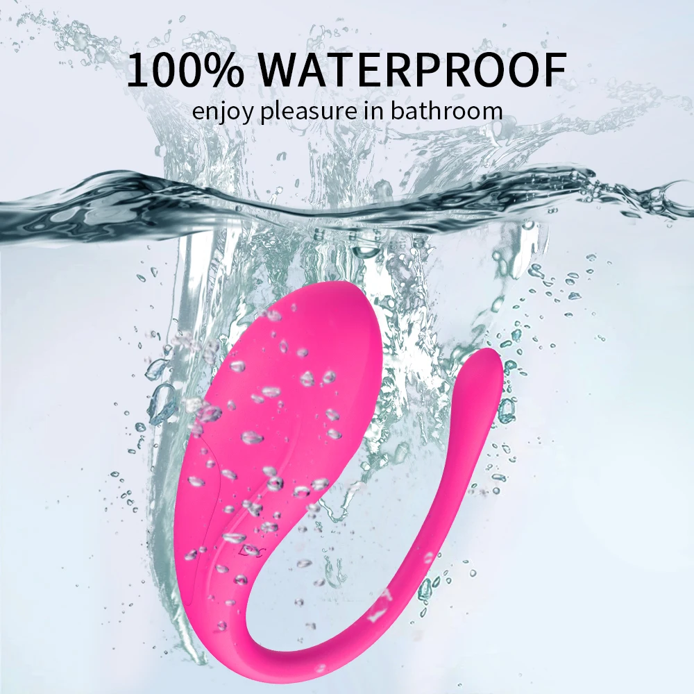 A sleek, purple wearable vibrating egg massager by Xlucia with a contoured design for G-spot and anal stimulation, shown next to a smartphone displaying the control app.