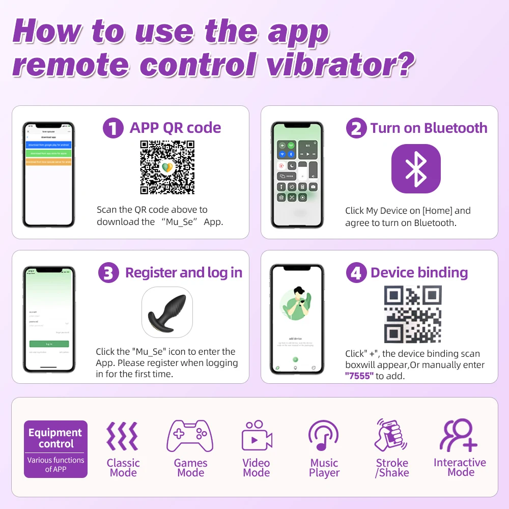 By Xlucia Rotation Anal Vibrator 9 Mode APP Remote Control Prostate Massager - Image 13