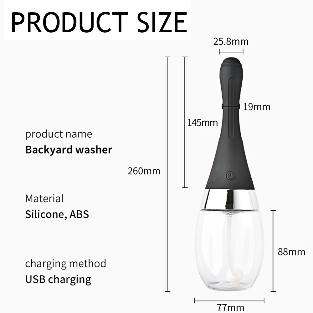 By Xlucia Fully Automatic Enema Cleaning Container Vagina Anal Douche Bulb Tool - Image 18