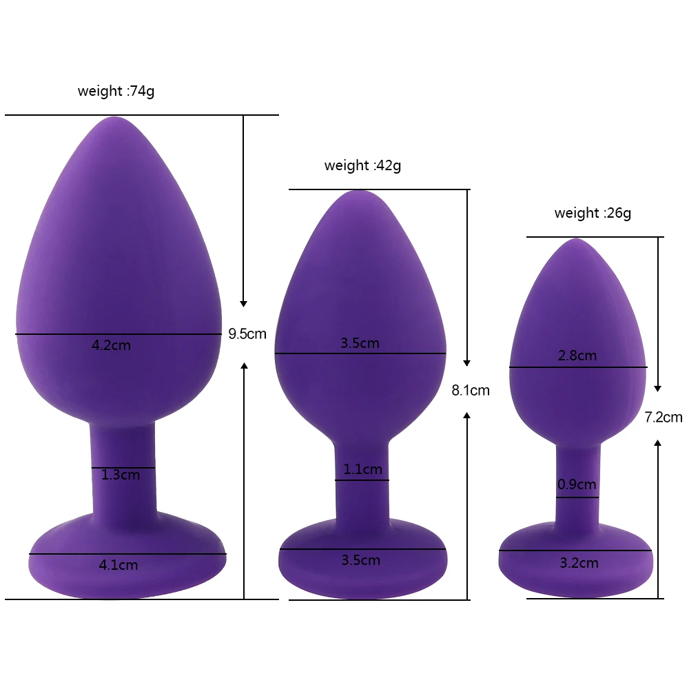Premium Silicone Anal Trainer Set By Xlucia For Men And Women Couples - Image 25