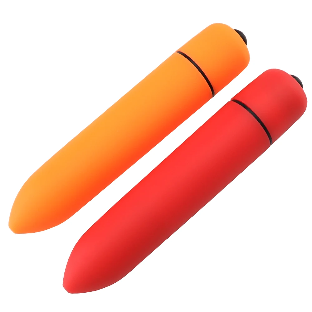 A sleek, compact By Xlucia 10-speed mini bullet dildo vibrator and AV stick designed for female masturbation and targeted G-spot stimulation.