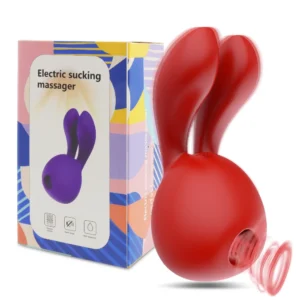 A sleek rabbit-style vibrator with a dual-motor design for clitoral suction and internal G-spot vibration.