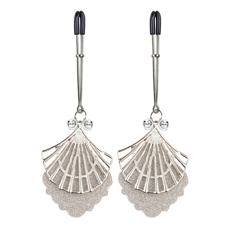 Elegant Feather Metal Bells Nipple Clamps With Flirting Teasing Kit By Xlucia - Image 25