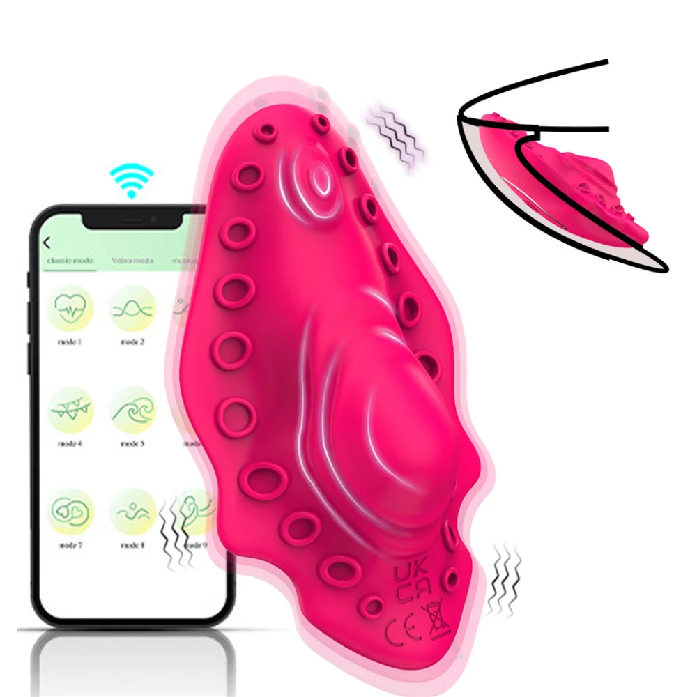 App-controlled wearable vibrating mini bullet for women and couples.