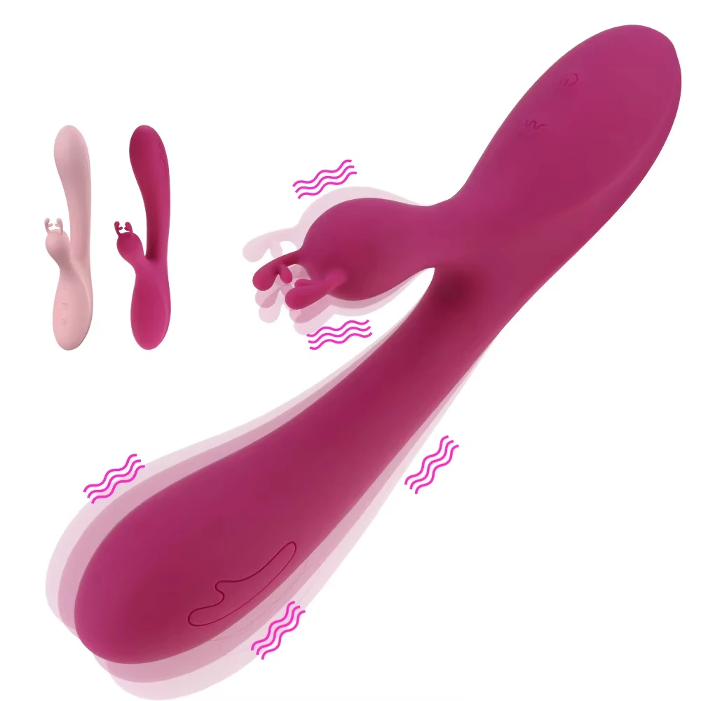 USB rechargeable rabbit vibrator for women.