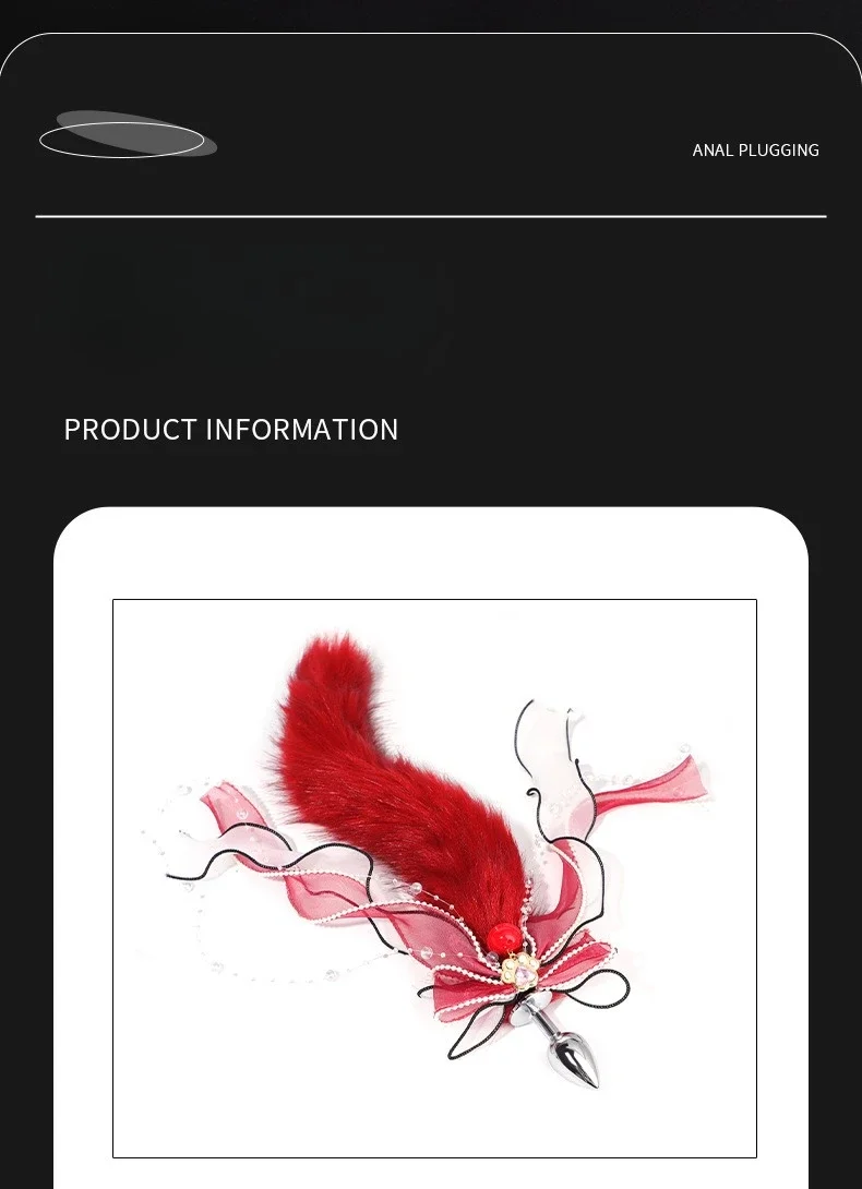 Fox Tail Anal Plug Bondage Adult Games By Xlucia For Couples Tools - Image 16