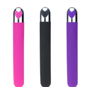 A sleek 10-speed bullet vibrator and AV stick massager set for targeted female stimulation.