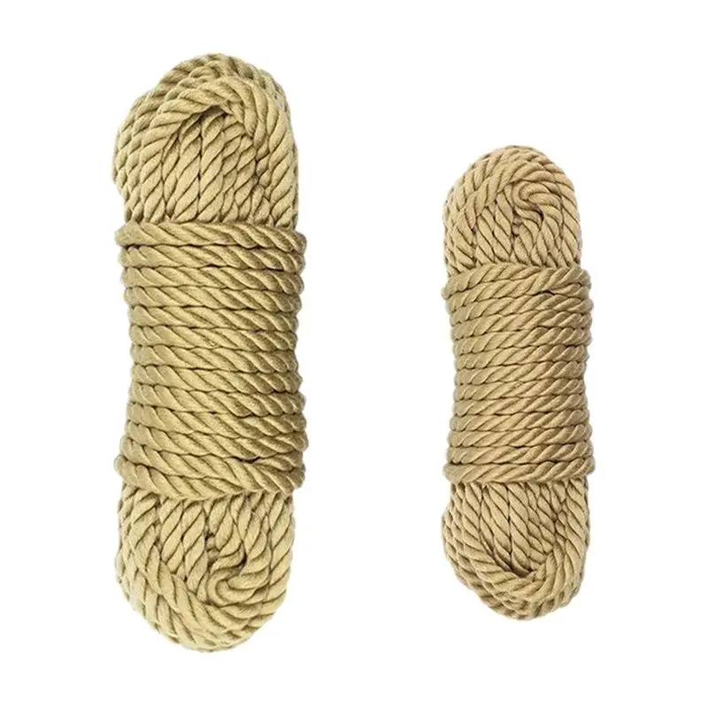 Close-up of high-quality Japanese bondage rope in 5m and 10m lengths for professional SM games.