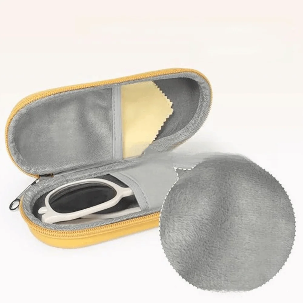 Durable Hard Shell Double Glasses Case Portable Simple Dual Sunglasses Cases Double Eyeglass Storage Box for Women Men - Image 10