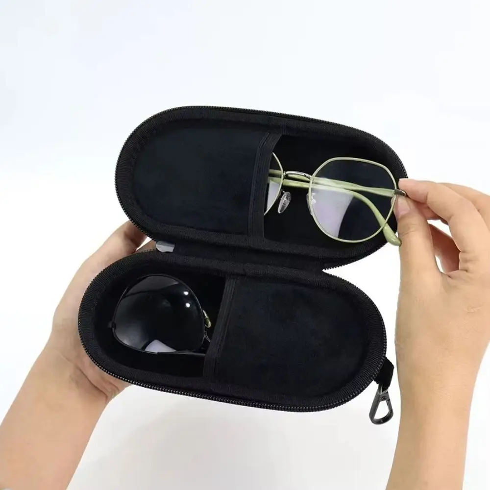 Durable Hard Shell Double Glasses Case Portable Simple Dual Sunglasses Cases Double Eyeglass Storage Box for Women Men - Image 21