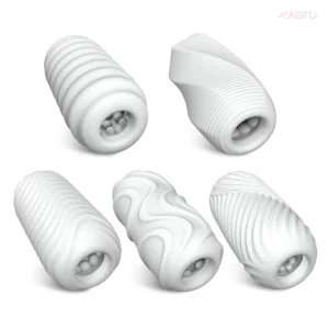 Soft silicone stretchable male masturbator pocket pussy sex toy for men.