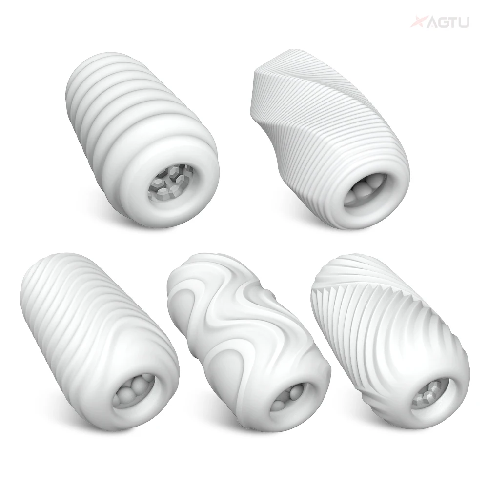 Soft silicone stretchable male masturbator pocket pussy sex toy for men.