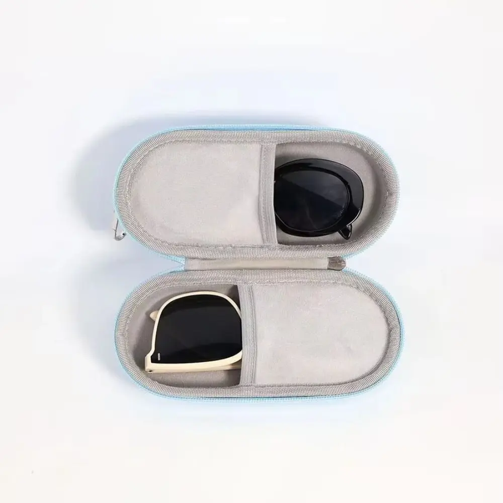 Durable Hard Shell Double Glasses Case Portable Simple Dual Sunglasses Cases Double Eyeglass Storage Box for Women Men - Image 16