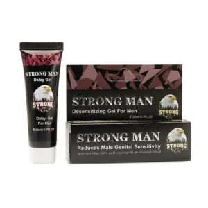 A 20ML bottle of male delay spray and a tube of dick enhancement cream for adult performance.