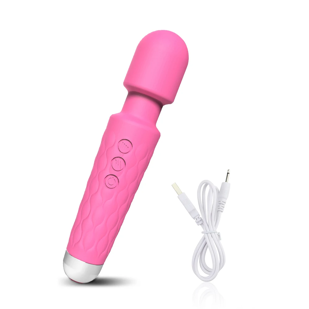 Powerful vibrating AV magic wand clitoris stimulator and G-spot massager adult female sex erotic product By Xlucia