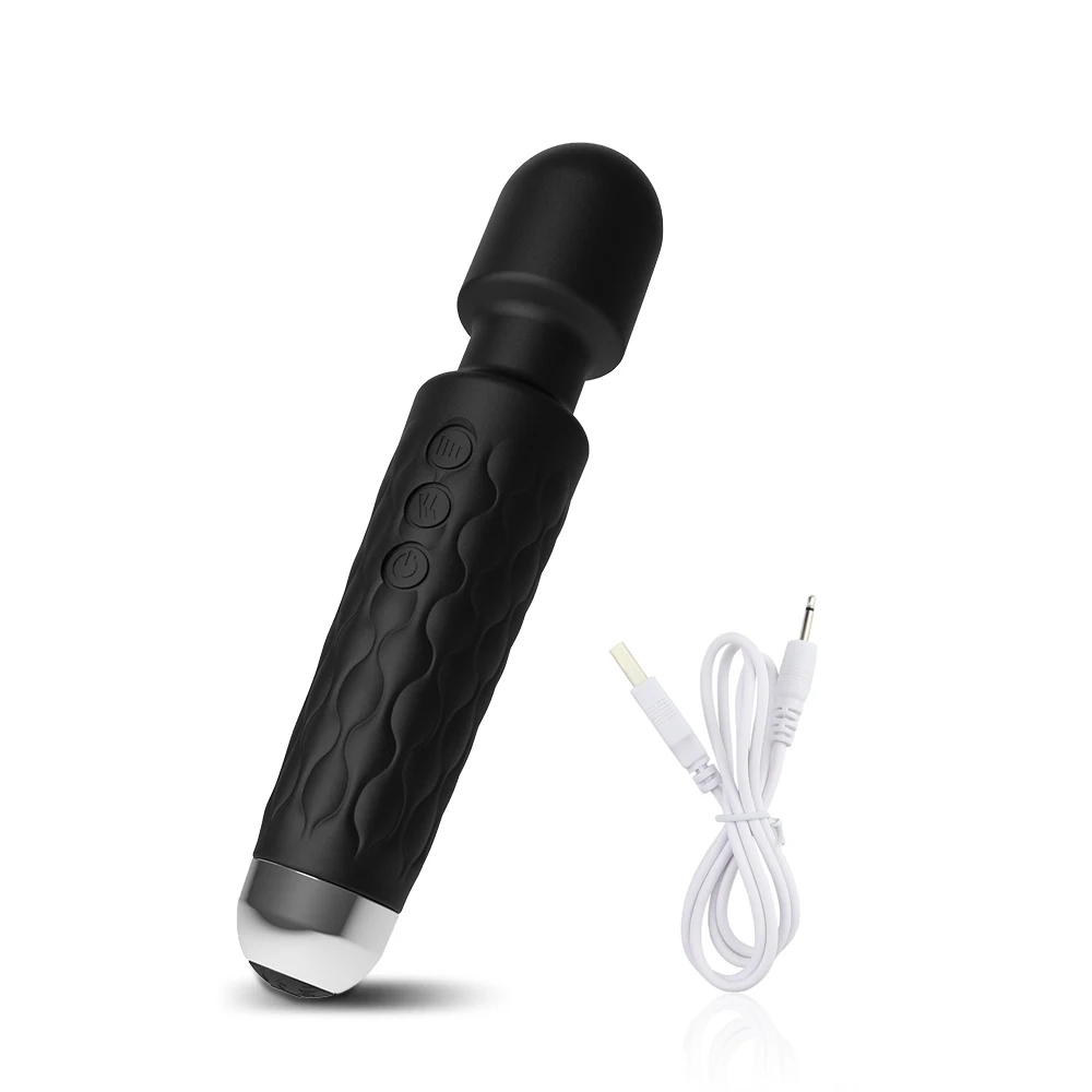 Powerful vibrating AV magic wand clitoris stimulator and G-spot massager adult female sex erotic product By Xlucia