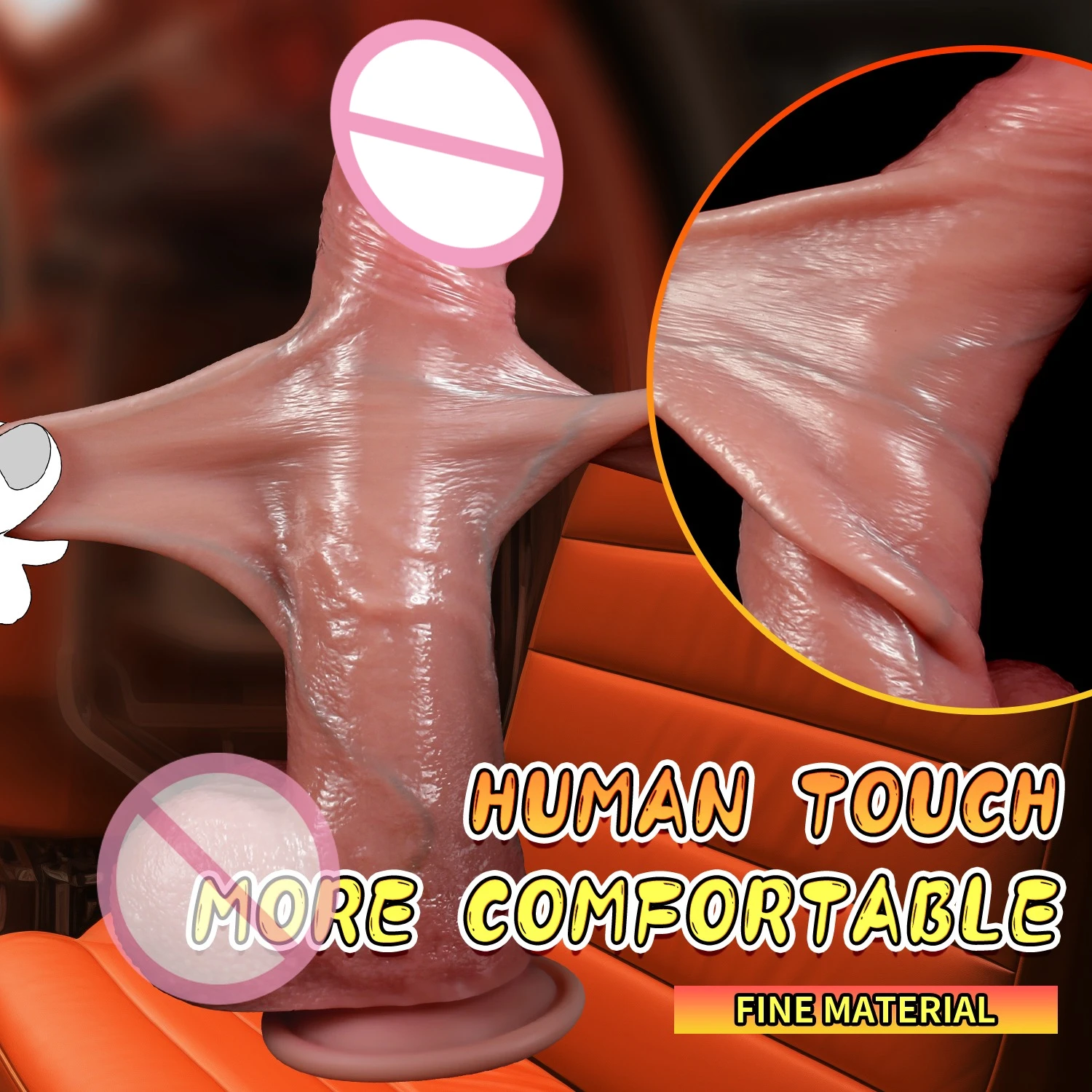 Big 10.03 Dildo Has A Sliding Foreskin Plus Huge Ejaculating By Xlucia